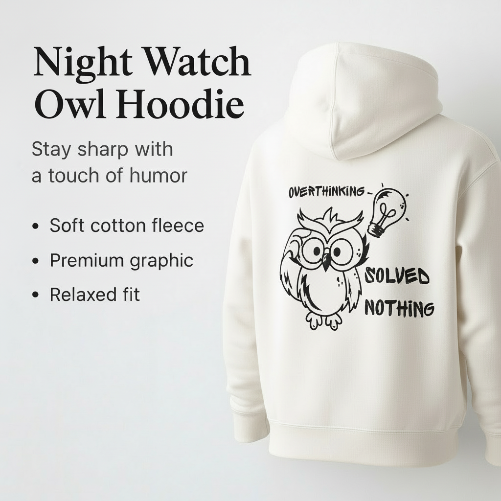 Night Watch Owl Hoodie